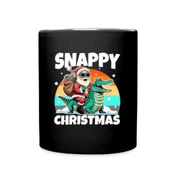 Snappy christmas - Full Colour Mug - black - Front