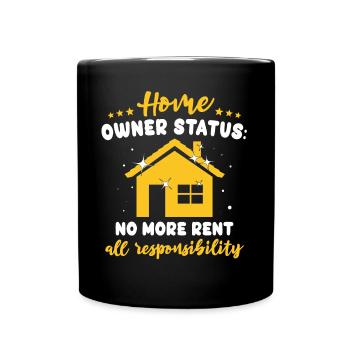 Home Owners Home Purchase Home Buyers - Full Colour Mug - black - Front
