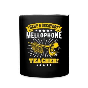 Mellophone Mellophone Player Mellophonium - Full Colour Mug - black - Front
