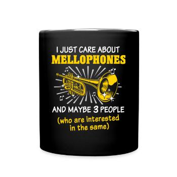 Mellophone Mellophone Player Mellophonium - Full Colour Mug - black - Front