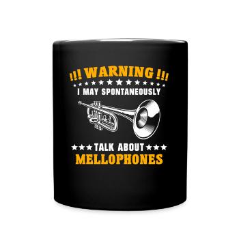 Mellophone Mellophone Player Mellophonium - Full Colour Mug - black - Front