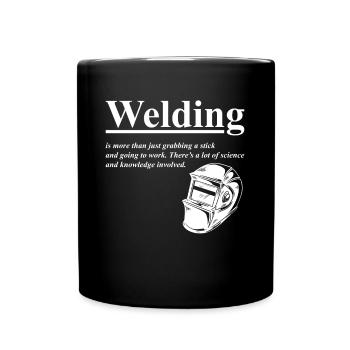 Welding Definition - Tasse einfarbig - Schwarz - Vorne