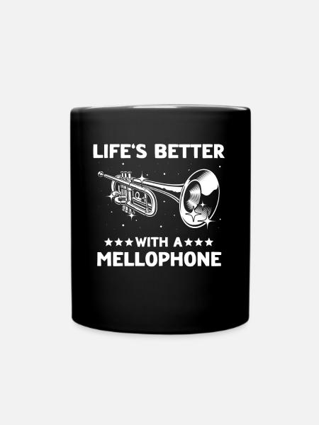 Mellophon - Tasse einfarbig - Schwarz