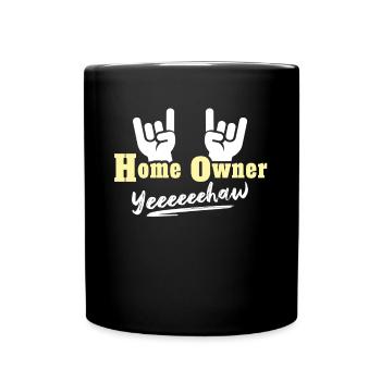 Homeowner New Home - Tasse einfarbig - Schwarz - Vorne