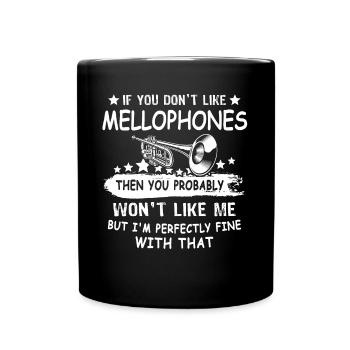 Mellophone player Mellophone - Full Colour Mug - black - Front
