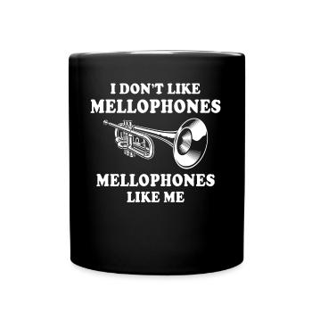 Mellophone player Mellophone - Full Colour Mug - black - Front