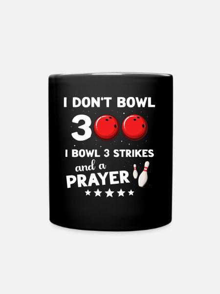 Bowling 300 Bowler - Tasse einfarbig - Schwarz