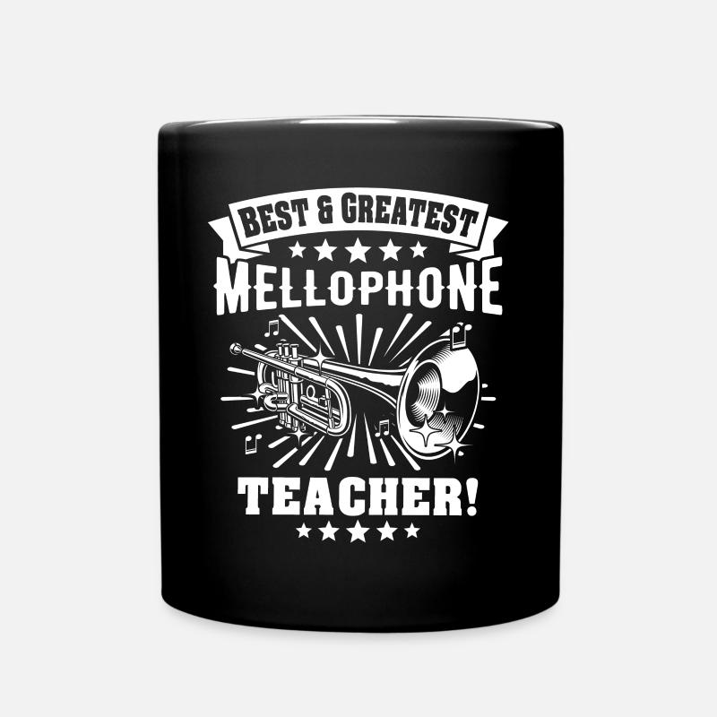 Mellophone Mellophonium - Tasse einfarbig - Schwarz