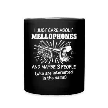 Mellophone Mellophone Player Mellophonium - Full Colour Mug - black - Front