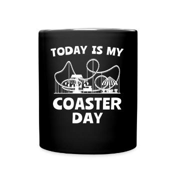 Roller Coaster Roller Coaster Lovers - Full Colour Mug - black - Front