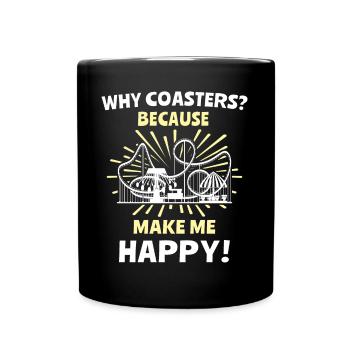Roller coaster - Full Colour Mug - black - Front