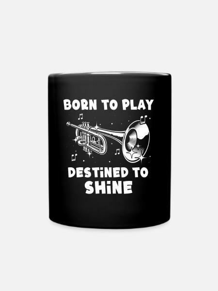 Brass Player Trumpets - Tasse einfarbig - Schwarz