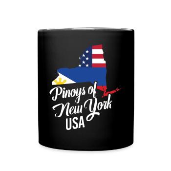 Filipinos of New York Design für stolze Fil-Ams - Tasse einfarbig - Schwarz - Vorne