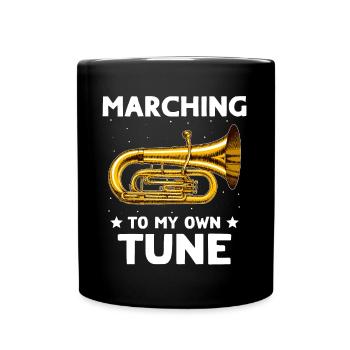 Mellophone Musician - Full Colour Mug - black - Front