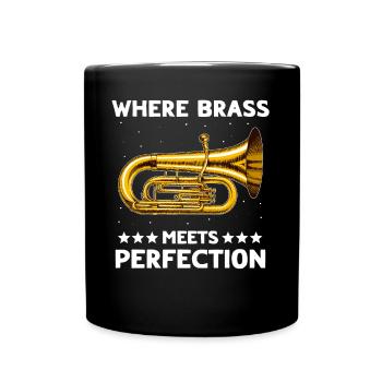 Mellophone Musician - Full Colour Mug - black - Front