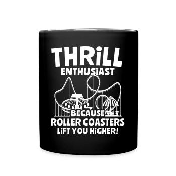 Roller coaster - Full Colour Mug - black - Front