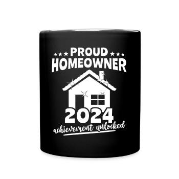 Homeowner New Home - Tasse einfarbig - Schwarz - Vorne