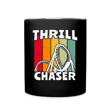 Achterbahn Roller Coaster - Full Colour Mug - black - Front