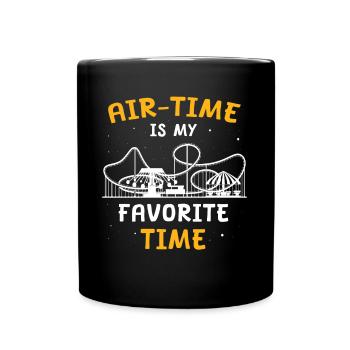 Achterbahn Roller Coaster - Full Colour Mug - black - Front