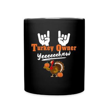 Truthahn, Turquie - Mug uni - noir - Devant