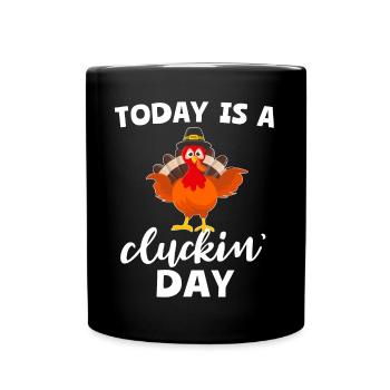 Dinde Thanksgiving - Mug uni - noir - Devant