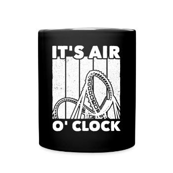 Achterbahn Roller Coaster - Full Colour Mug - black - Front