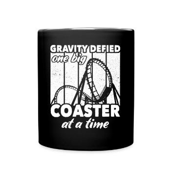 Roller Coaster Roller Coaster Riders - Full Colour Mug - black - Front