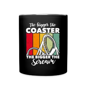 Roller Coaster Roller Coaster Lovers - Full Colour Mug - black - Front