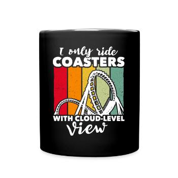 Roller Coaster Roller Coaster Lovers - Full Colour Mug - black - Front