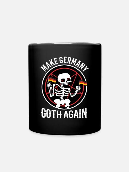 Make Germany goth again - Tasse einfarbig - Schwarz