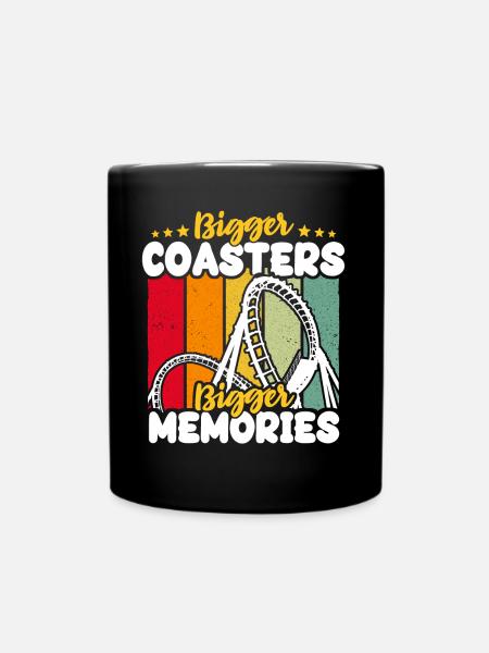 Roller Coaster Roller Coaster Riders - Mug uni - noir