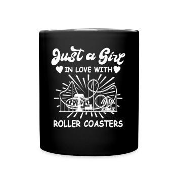 Roller coaster - Full Colour Mug - black - Front
