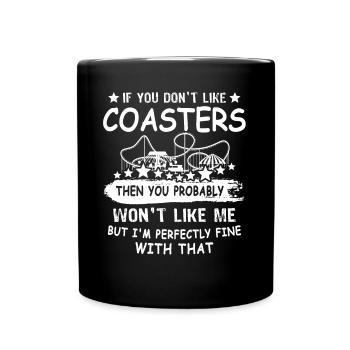 Roller coaster - Full Colour Mug - black - Front