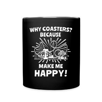 Roller coaster - Full Colour Mug - black - Front