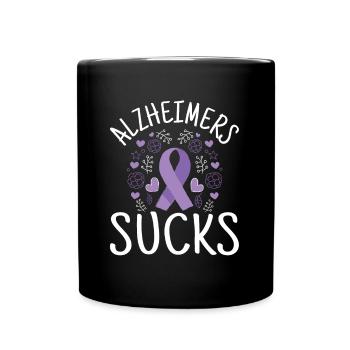 La maladie d’Alzheimer, ça craint pour tous les supporters - Mug uni - noir - Devant
