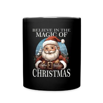 Croyez en la magie des hommes de Noël - Mug uni - noir - Devant