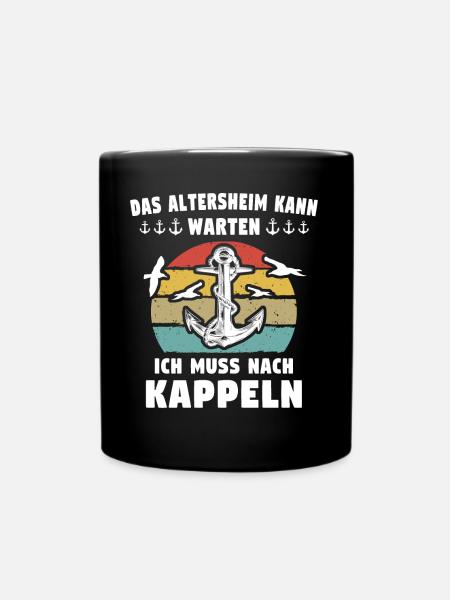 Kappeln Sprüche - Tasse einfarbig - Schwarz