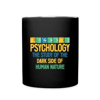 Forensic Psychologist Periode Forensic Psychology - Tasse einfarbig - Schwarz - Vorne