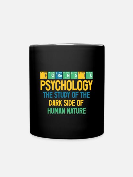Forensic Psychologist Periode Forensic Psychology - Tasse einfarbig - Schwarz