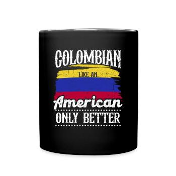 Colombien Amérique du Sud Pays d’origine Amérique latine - Mug uni - noir - Devant