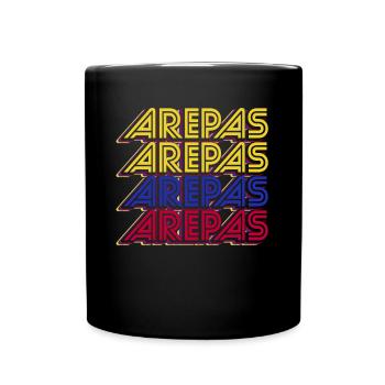 Colombie Arepas traditionnels sud-américains - Mug uni - noir - Devant