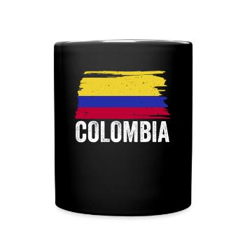 Colombie Pays Drapeau Colombien - Mug uni - noir - Devant