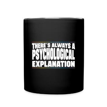 Psychological Explanation Professional Forensic - Full Colour Mug - black - Front