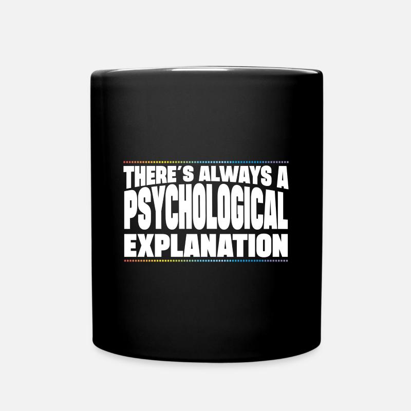 Psychological Explanation Professional Forensic - Tasse einfarbig - Schwarz
