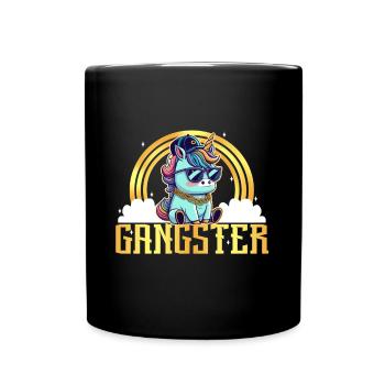 Licorne Gangsta - Mug uni - noir - Devant