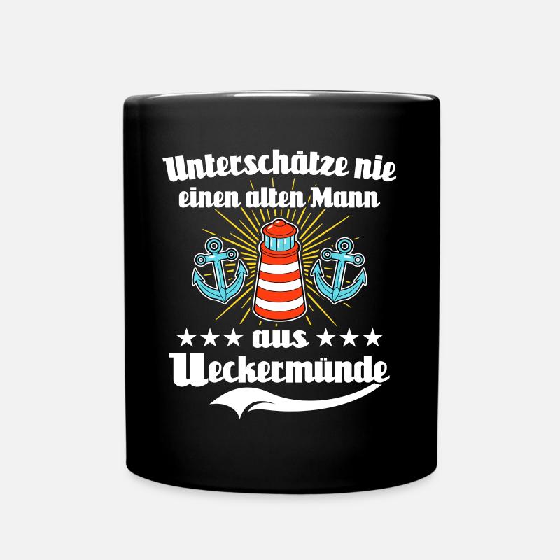 Ueckermünde Mann Ueckermünder Männer - Tasse einfarbig - Schwarz
