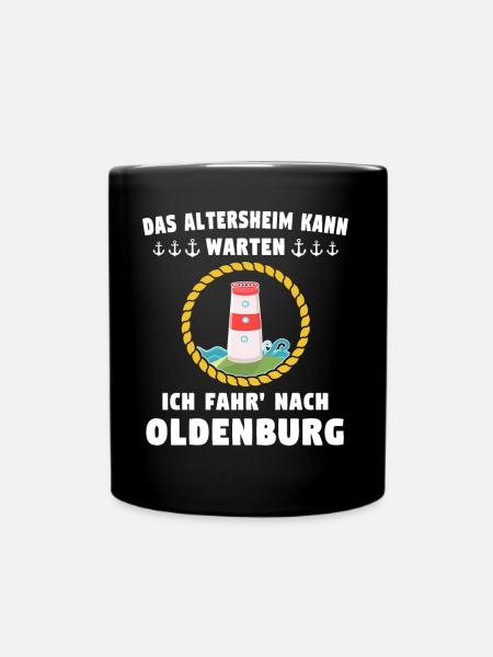 Oldenburg Sprüche - Tasse einfarbig - Schwarz