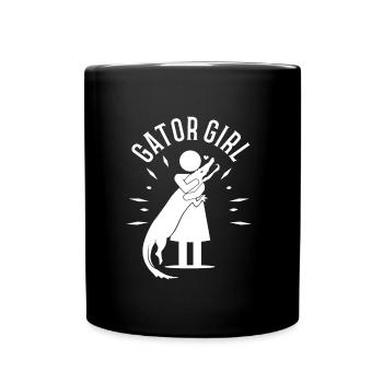 Gator Girl - Tasse einfarbig - Schwarz - Vorne
