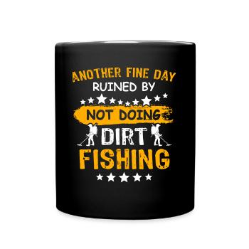 Dirt Fishing Probes - Full Colour Mug - black - Front