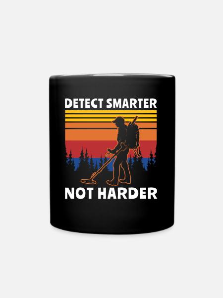 Metalldetektor - Tasse einfarbig - Schwarz